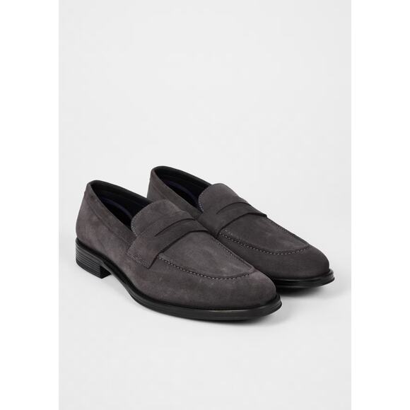 NEW in Box $295 Paul Smith Suede Pierce Loafers Grey 13 US main image 9